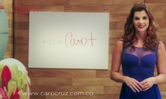 Carolina Cruz estrena su programa en internet ‘Más con Caro Cruz’