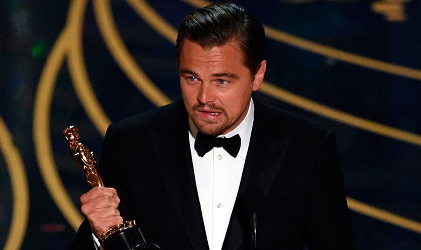 Finalmente Leonardo DiCaprio logró alzarse con un premio Oscar