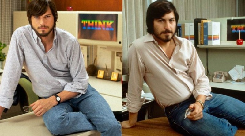 Publican foto de Ashton Kutcher personificando a Steve Jobs