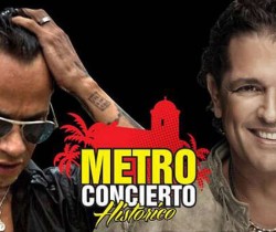 Carlos Vives y Marc Anthony cierran el año con súper concierto en Cartagena
