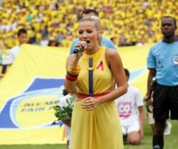 Fanny Lu interpretará el himno de Colombia en el mundial Brasil-2014