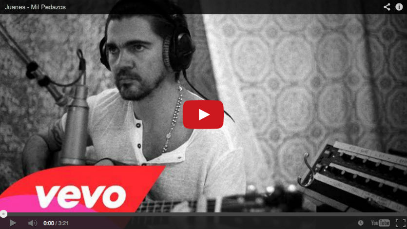 Juanes presenta su nueva canción titulada ‘Mil pedazos’