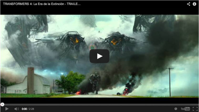 Paramount revela el primer trailer oficial de Transformers 4