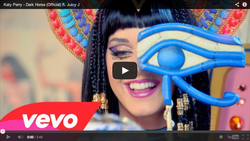 Katy Perry presenta el video de su canción ‘Dark horse’