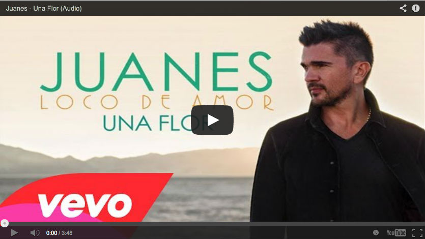 Juanes presenta su nueva canción titulada ‘Una Flor’