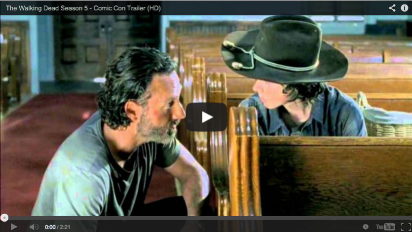 ‘The Walking Dead’ presenta primer trailer de su quinta temporada