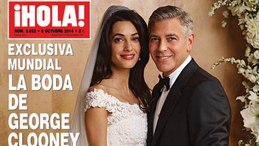 Revelan las primeras fotos del matrimonio de George Clooney