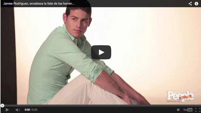 James Rodríguez es el hombre más sexy según la revista People en Español