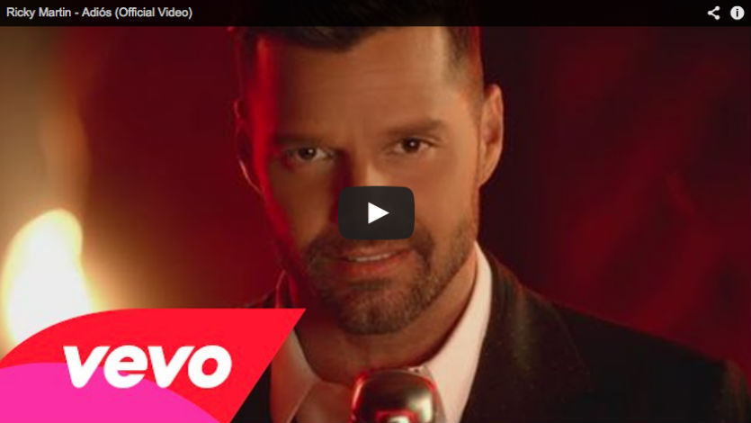 Ricky Martin presentó el video de su canción ‘Adiós’