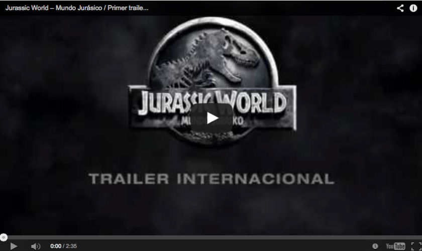 Revelan el primer trailer de la película ‘Jurassic World’