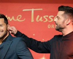 Ricky Martín develó su figura en cera que estará en el Madame Tussauds