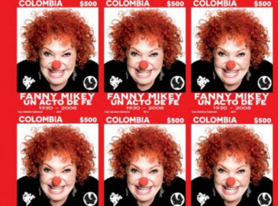 Imagen de Fanny Mikey ahora estará en las estampillas colombianas