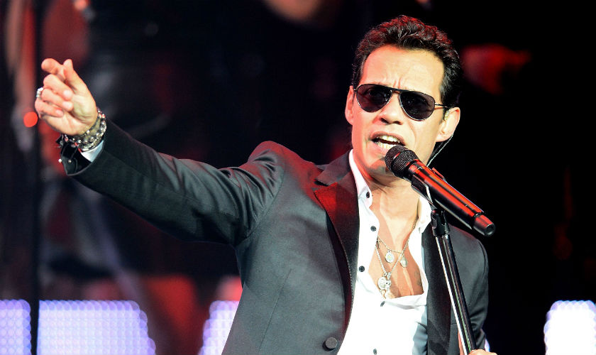 Marc Anthony habla mal de La India durante concierto en Bogotá