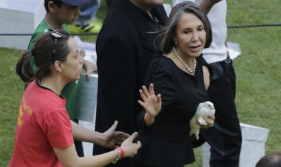 Florinda Meza prohibió el acceso a la tumba de Chespirito