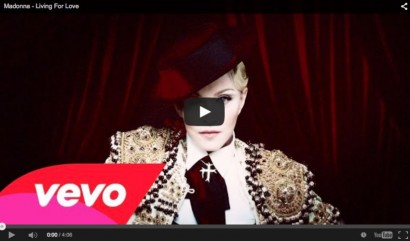 Madonna estrena el video de su nueva canción ‘Living for love’