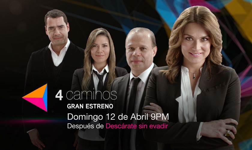 Canal RCN anuncia la fecha de estreno del programa ‘4Caminos’
