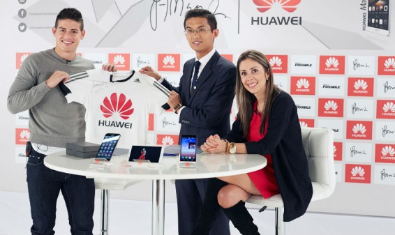 James Rodríguez es elegido como la imagen de Huawei en Colombia