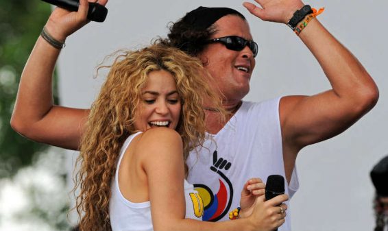 Shakira y Carlos Vives grabaron juntos el tema ‘La bicicleta’
