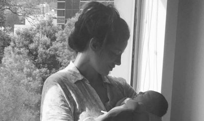 La actriz Manuela González da la bienvenida a su primogénito