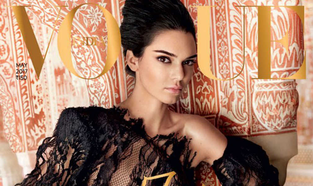 Kendall Jenner luce espectacular en nueva portada de la revista Vogue
