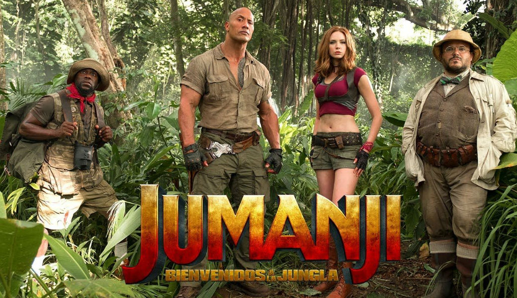 Jumanji lidera la taquilla colombiana este fin de semana