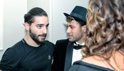 Maluma le canta cumpleaños al futbolista Neymar y lo hace llorar