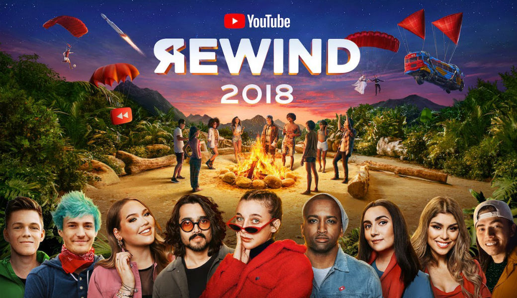 Youtube lanza el video oficial de Rewind 2018: Everyone Controls Rewind